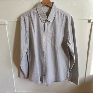 Taylor Stitch Button Down Shirt University Stripe - Size 44 XL